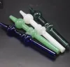 最新の水ギセル喫煙ガラスタバコパイプ複数のガラススチームローラースプーンパイプガラスオイルバーナーチューブパイプ