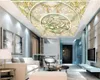 キッチン3Dジェイドカーブ蓮鯉絶妙なパターンモダンな家の装飾ゼニスシルクの壁紙のための壁紙