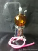 Color ball hoses glass bongs accessories   , Glass Smoking Pipes colorful mini multi-colors Hand Pipes Best Spoon glas