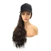 Nova peruca de cabelo sintético com boné de beisebol yaki onda natural girl039s Wigs Hairpeces1660319