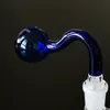 2019 Tubos de vidro colorido Heady Oil Burner Bent Tipo 10 milímetros 14 milímetros 18mm Acessórios Femininos Male Joint alta qualidade do fumo Tubulação de fumo