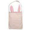 Panier de Pâques en toile de jute avec oreilles de lapin 5 couleurs Panier d'oreilles de lapin Sac cadeau de Pâques mignon Oreilles de lapin Mettre des œufs de Pâques de haute qualité EEA336