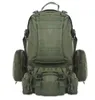 50LアウトドアバックパックMolle Tactical Backpack RuckSackスポーツバッグ防水キャンプのハイキングバックパック