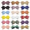 5 polegadas Bebé Glitter Cabelo Bow Kids Hairpins Clipe para crianças acessórios de cabelo TS206