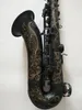 Ny Suzuk Tenor Saxophone B Flat Music Woodwide Instrument Super Black Nickel Gold Sax Gift Professional med munstycke6958829