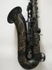 Ny Suzuk Tenor Saxofon B Flat Music Woodwide Instrument Super Black Nickel Gold Sax Gift Professionell med munstycke