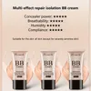 Drop 6pcs/lot LAMEILA Foundation Base BB Cream Makeup Brightening Long Lasting Waterproof Concealer Moisturizing Concealer cream Primer 50g