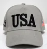 USA Flag Cap Bomull Baseball Hat Caps 45 President Donald Trump Support Baseball Cap Snapback Unisex Justerbar Novelty Hats GGA3363-4