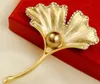 Partihandel-Luxury Designer Smycken Mode Zircon Ställa in Pins Pearl Brooches Flower Charms för män och kvinnor Brosch NE1076-2