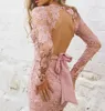 Casual Dresses 2021 Fashion Women Dress Lace Europe och Förenta staterna Burst Version Sexig Backless Dress1