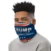 Trump Face Mask Lavabile Elezione americana Stampa Maschere antipolvere Collo da ciclismo all'aperto Sciarpa da ciclismo magica Designer Maschera per feste RRA3223