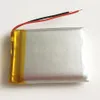 803443 3,7 V 1200 mAh batería recargable LiPo de polímero de litio para Mp3 MP4 DVD PAD teléfono móvil GPS banco de energía Cámara E-books recoder modelo