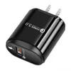 US Plug QC 3.0 Rápido Carga Rápida Porta USB Carregador 5V-2.4A Adaptador de Energia Telefone Universal