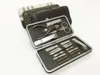 12pcs Manicure Set Pedicure Scissor Tweezer Kett'orecchio Pick Pick Utility Nail Clipper Kit, Set di strumenti per la cura del chiodo in acciaio inossidabile