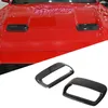 ABS Car Front Hood Air Vent Molding Cover Trim For Ford Mustang 18+ Exterior Accessories