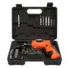 4.2V Li-Ion Rechargeble Cordless Skruvmejsel Drill Power Tool Set EU-kontakt 100-240V