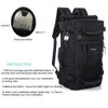 40L Large Multifunctional Travel Backpack Latop handbag Knapsack Hiking Camping schoolbag Waterproof Laptop school bag