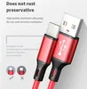 Elastyczny kabel USB Wysokie rozciąganie 2A Dane ładujące nylon Plejony typ Cable kabla Micro USB dla Samsung Huawei Ładowarki