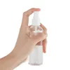 Brand New Bottiglie vuote dello spruzzo di profumo di compressione di viaggio ricaricabile contenitori cosmetici trasparente bottiglia di disinfettante 100ML 5pcs = 1Lot