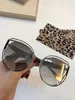 1059 Populaire Damesontwerper Roberto Donkerbruin Snake Print Goud Bruin Luxe Zonnebril UV-bescherming Ronde Groot Frame Komt met Case