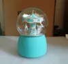 New Carousel Snow Globe Luxury Decore Crystal Ball para Presente de Aniversário de Romancada de Natal com Presente Box9120272