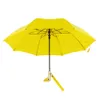 Duck head with wooden handle umbrella Personality black plastic yang cover duck head umbrella 2 fold sunscreen1