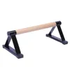Parallette in legno Set Stretch Stand Calisthenics Handstand Attrezzature per il fitness per uomo Donna Indoor Outdoor Gym Fitness2101298