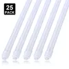 65 واط R17D أدى أنبوب T8 8ft led t8 لمبة ضوء 45W 96 '' 8 القدم ضوء v شكل صف مزدوج 65W R17D الصمام أنبوب