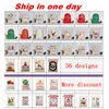 Christmas gift bags santa sacks large canvasbag drawstringbags with reindeers 32 colors for kids accept mixed wholesale WLL