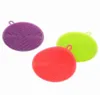 8 colors Magic Silicone Dish Bowl Cleaning Brushes Scouring Pad Pot Pan Wash Brushes Cleaner Kitchen