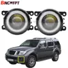 2 sztuk / para (lewy + po prawej) Angel Eye Car-Styling Lampy przeciwmgłowe LED światła dla Nissan Pathfinder Zamknięty pojazd terenowy R51 2005-2012