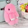 2019 novo bonito coelho de pelúcia pingente de pele de coelho preguiçoso coelho bonito jóias brinquedos de pelúcia chave cadeia mochila ornamentos brinquedos atacado