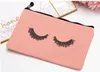 DHL 100ps Cosmetic Bag Women Women Canvas Eye Printing с большими возможностями для туалечков для туалетных принадлежностей розовый белый бежевый