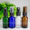 Clear Amber Blue Green 15ml szklane butelki rozpylające z pompą mgłą sprayu 15cc Perfumy makijaż zbiornik wodny szklane fiolki