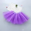 10 Kolory Najwyższej Jakości Cukierki Kolor Dzieci Tutus Spódnica Dresses Soft Tutu Dress Balet Spódnica Pettiskirt Ubrania 10 sztuk / partia T2i368