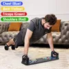 9 in 1 Push Up Rack Training Board ABS Allenatore muscolare addominale Sport Attrezzature per il fitness a casa per esercizi di body building