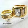 Claw setting zircon Men women ring wedding Couple Domineering men size 8 to 15, women size 5 to 10 r199,280