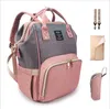 Wickeltaschen Mumien-Umstandsrucksack Designer-Handtaschen Windel-Pflegetasche Outdoor-Tasche Große Kapazität Reiserucksack Babypflege-Organizer 7445