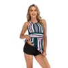 Desconto ganho de peso Biquíni Grande Tamanho Split Conservador Swimsuit Sexy Swimsuit Feminino em 2019 nova natação, Sports swimwear flexível stylis