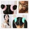 Lot 100Pcs Mix Color Scrunchie Winter Warm Hair Bands Scrunchie Soft Mink Faux Fur Women Girls Elastic Rope Rubber Band Headwear9183335