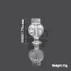 Toppuff Smoking Glass Carb Cap Cupola senza cupola per meno 35mm Quarzo Banger Chiodo Ciclone Riptide Foro d'aria Gorgogliatore Enai Dab Rig