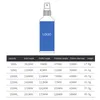 Bouteilles de pulvérisation en aluminium à brume Fine, 30ml, 100ml, 120ml, 250ml, vide, utilisées comme parfum, huile essentielle, eau, distributeur de cosmétiques