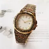 2021 Watches Promotion Explosion Models Quartz Watch Carved Shell Square Wristwatch 11colors217H