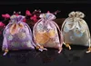 Eleganti sacchetti regalo in seta con piccoli fiori portafortuna Borse per bomboniere per feste di matrimonio Borsa natalizia con coulisse Borsa per gioielli in broccato cinese