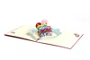 Mode 3D Pop Up Cartes de voeux avec enveloppe Carte de fête des mères J'aime maman à la main Anniversaire Thanksgiving Day Gift5170665