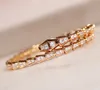 2020 vente chaude bracelet en forme de serpent de qualité luxueuse avec diamant scintillant en platine et plaqué or rose femmes bijoux de fête cadeau PS3423
