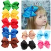 Dekoracje świąteczne 2021 est księżniczka Słodki kwiat maluch dziecięce Bowknot Grosgrain Ribbon Hair Pins Clips Nakrywa 20 szt.