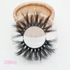 Gerçek 3D Mink Kirpikler 25mm Uzun Kirpikler Özel Ambalaj Kutuları ile Uzun Kirpikler Özel Logo Lashes9751531