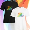 Gay Pride Prezenty Śmieszne Cute Love Nie Count Chromosomy Letter T Shirt Casual Lesbian LGBT Krótki Rękaw T Shirt Tops