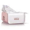 Multifuncional Mini Hifu Máquina de estiramiento facial enfocada de alta intensidad Estiramiento facial RF LED Antiarrugas Estiramiento de la piel Spa de belleza
